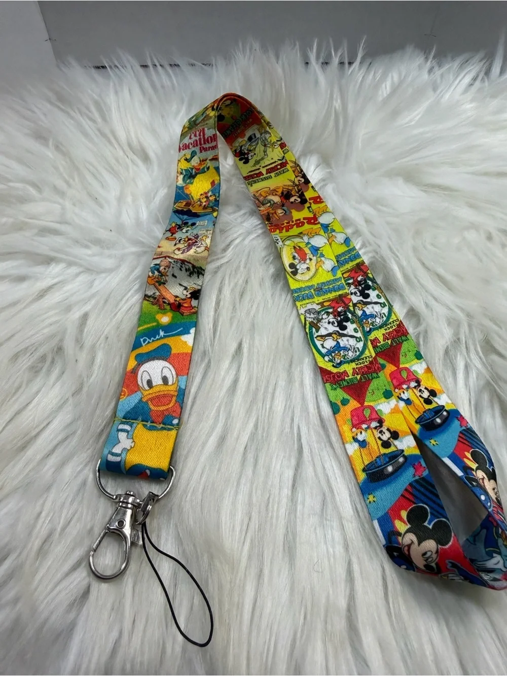 💙3/$20💙 Disney Cartoon Lanyard with Donald Duck & Mickey